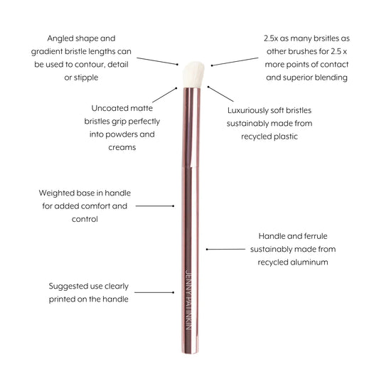 Sustainable Luxury Angled Multi-Blender Brush S