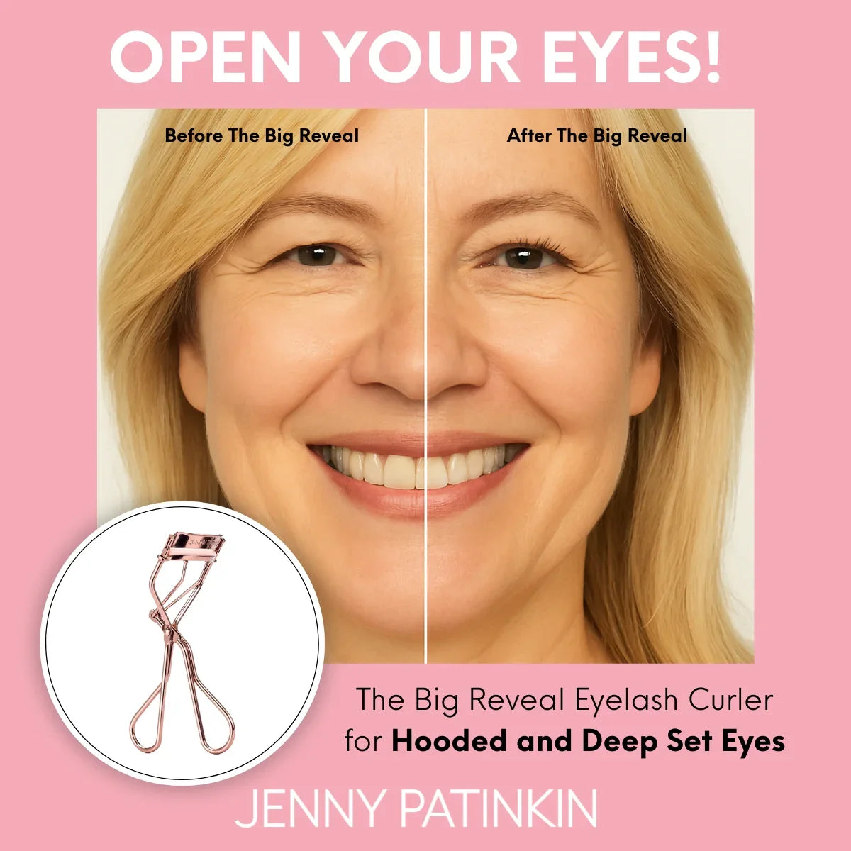 Eyelash Curler for Hooded & Deep Set Eyes | Jenny Patinkin