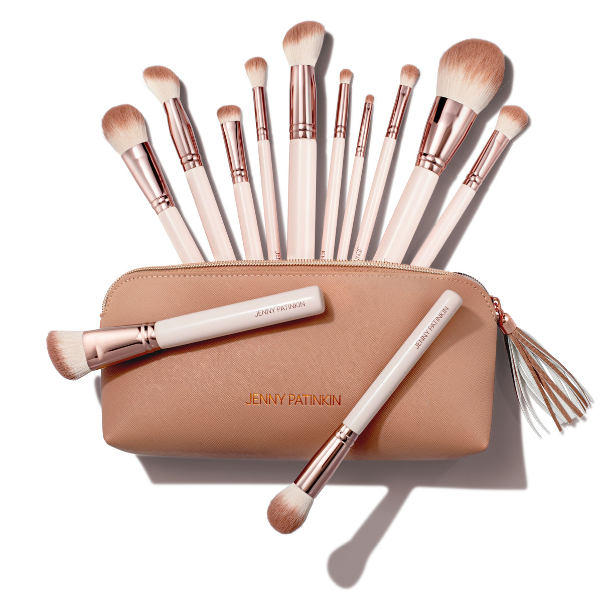 12-Piece Luxury Makeup Brush Set with Case | Jenny Patinkin