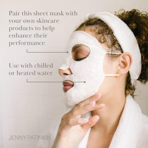 
                
                Load image into Gallery viewer, Pure Luxury Organic Reusable Sheet Mask with Matching Spa Headband
                
                