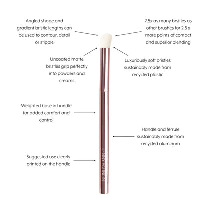 Sustainable Luxury Angled Multi-Blender Brush S