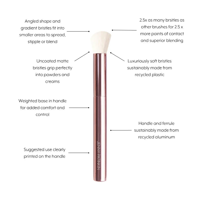 Sustainable Luxury Angled Multi-Blender Brush L