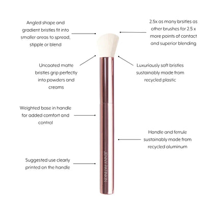 Sustainable Luxury Angled Multi-Blender Brush L