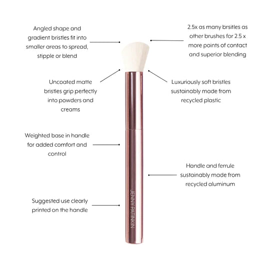 Sustainable Luxury Angled Multi-Blender Brush L