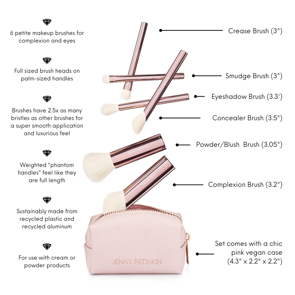 
                
                Load image into Gallery viewer, Brush Babies Mini Makeup Brush Set
                
                