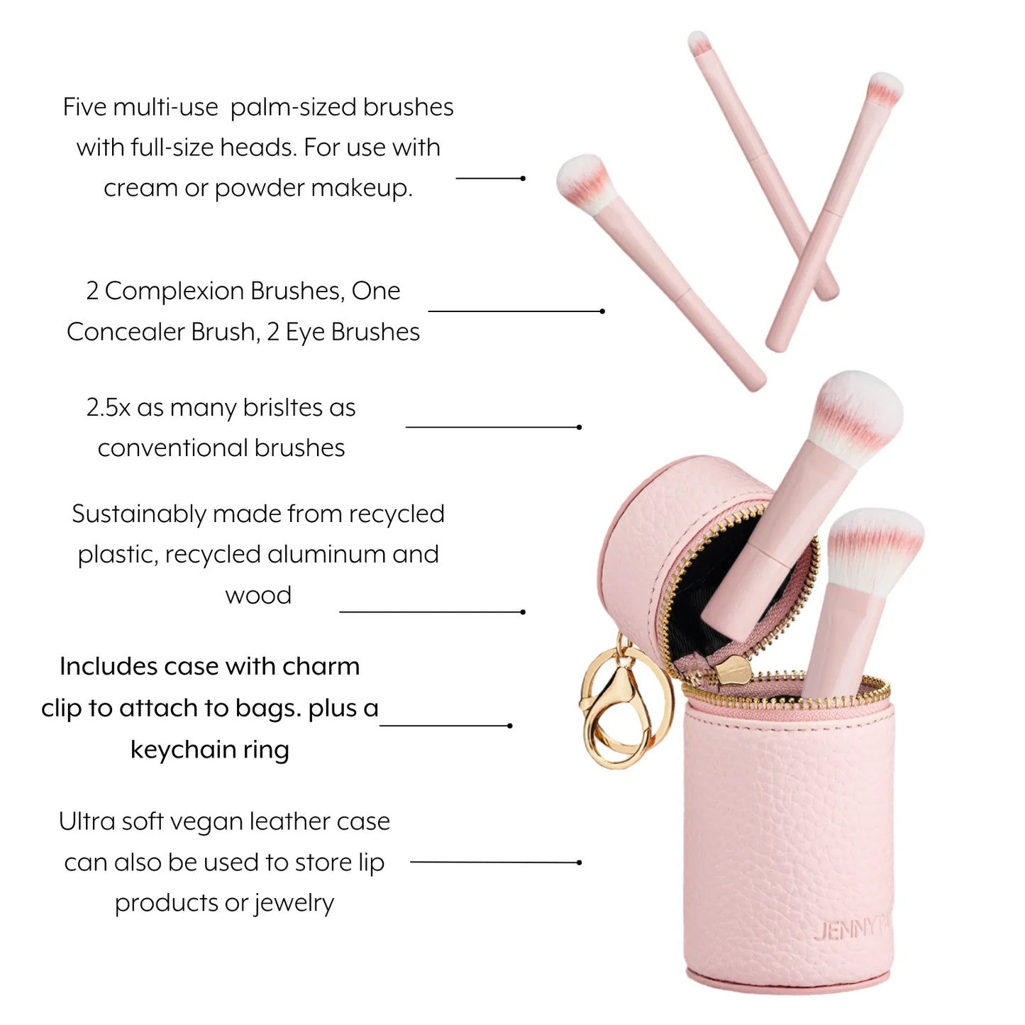 Charmed, I'm Sure Mini Makeup Brush Set