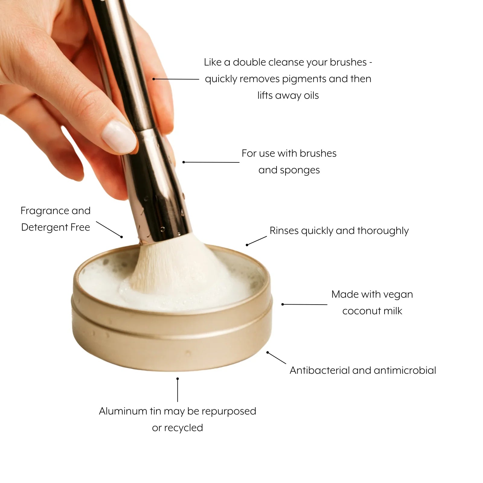 Luxury Vegan Makeup Brush Soap | Jenny Patinkin – jennypatinkin