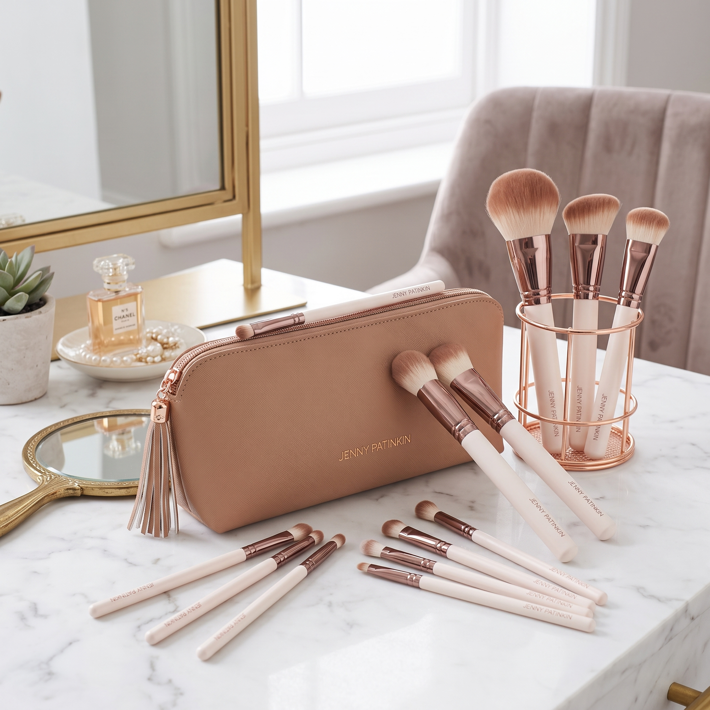 The Quiet Luxury Collection, 12-Piece Makeup Brush Set