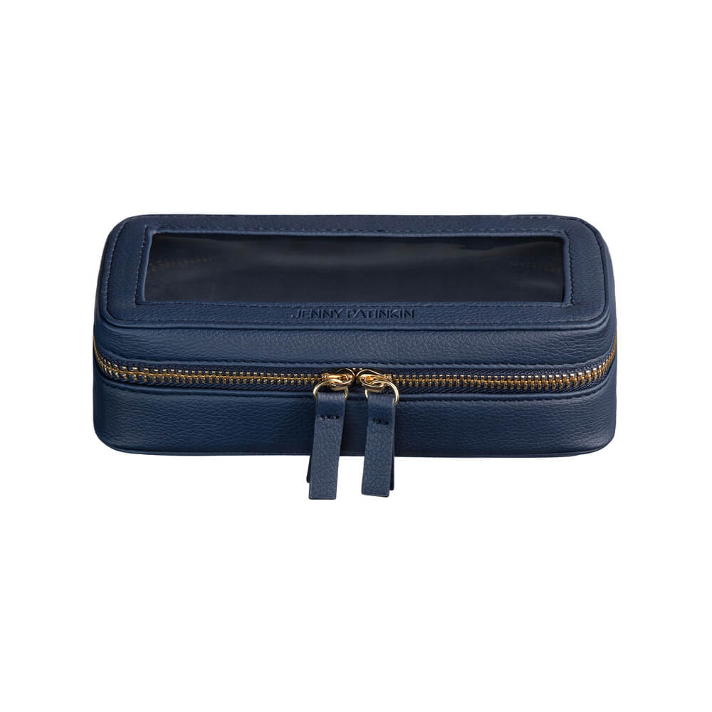 navy vegan leather case included with The Superstition Set