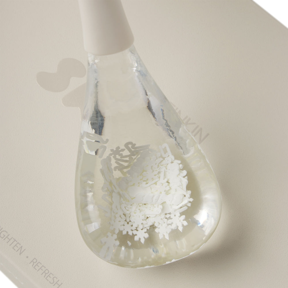 White Floral Bottle