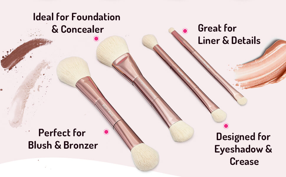 Demi Dual-Ended Makeup Brush Set