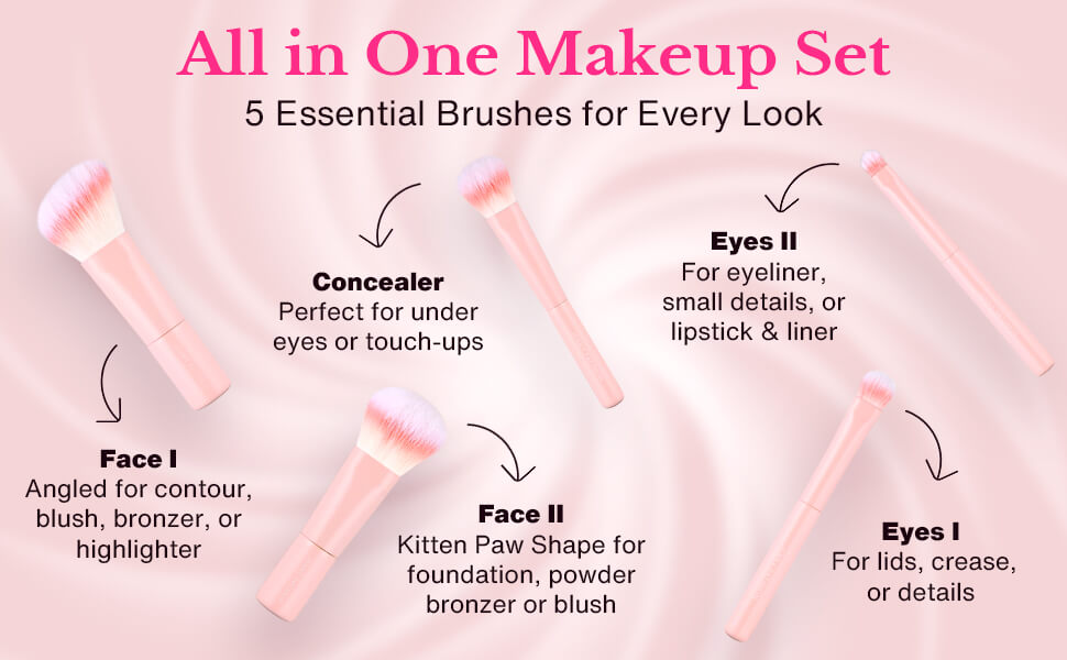 Charmed, I'm Sure Mini Makeup Brush Set