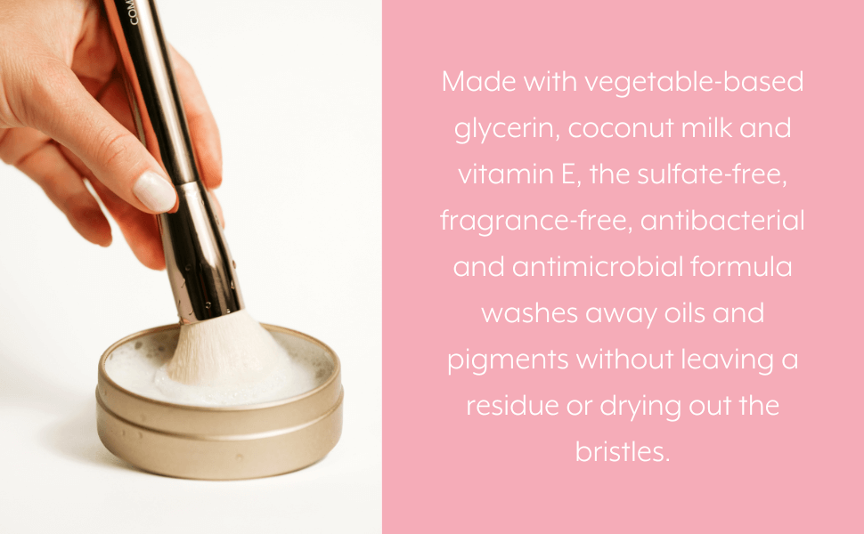 Luxury Vegan Makeup Brush Soap