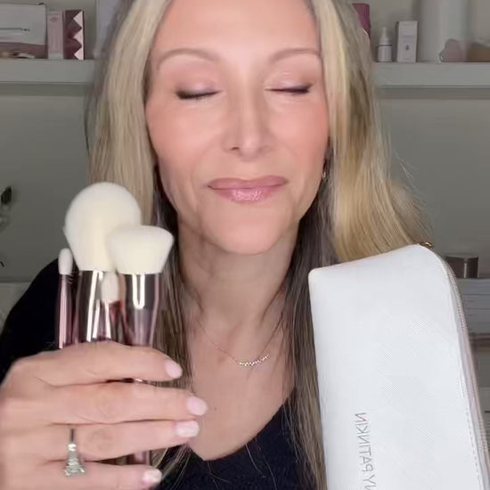 Sustainable Luxury Makeup Brush Set, Dual-Ended