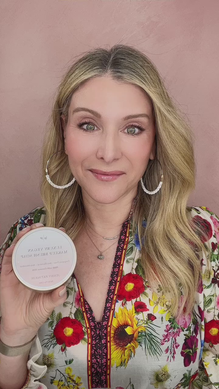 Meet our Luxury Vegan Makeup Brush Soap