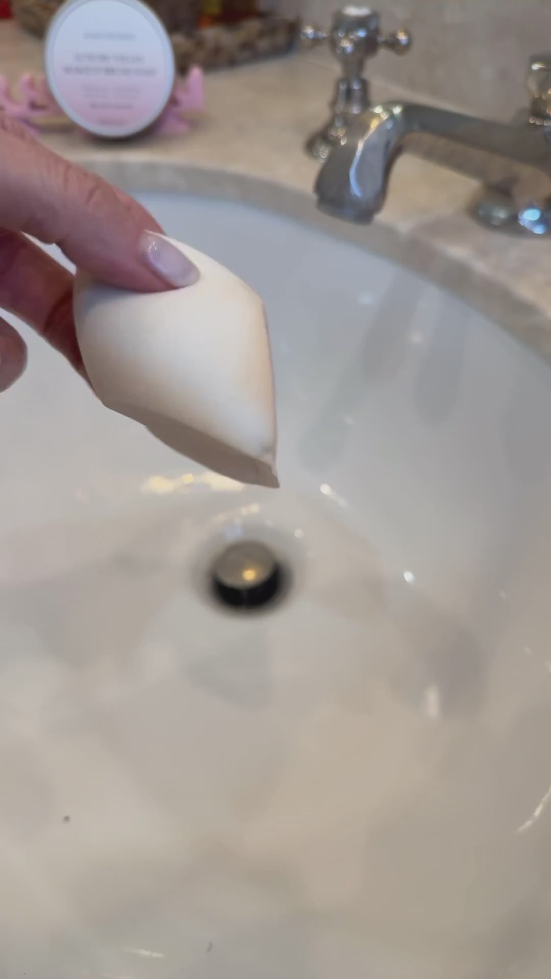 How to Clean Our Rice-Based Makeup Sponges