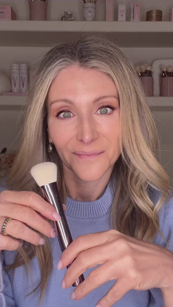 
                
                Load and play video in Gallery viewer, Sustainable Luxury Sheer Foundation Brush
                
                