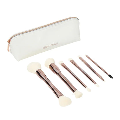 Sustainable Luxury Makeup Brush Set, Dual-Ended