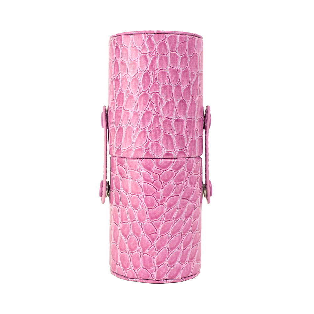
                
                Load image into Gallery viewer, Luxury Vegan 4-Brush Travel Set in Pink
                
                